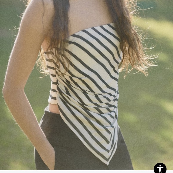 Zara striped top - Picture 2 of 6